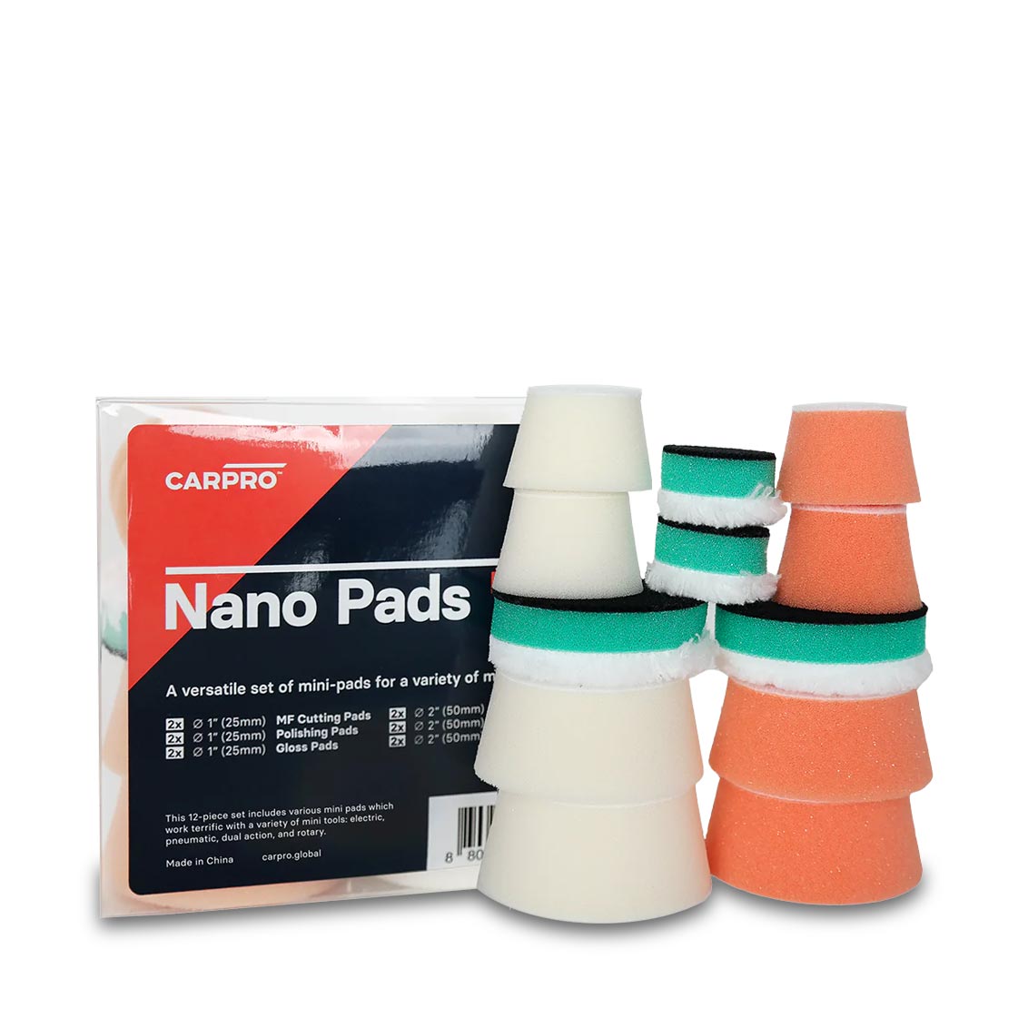 CarPro Mini nano-pads (12Pack) 1" y 2"
