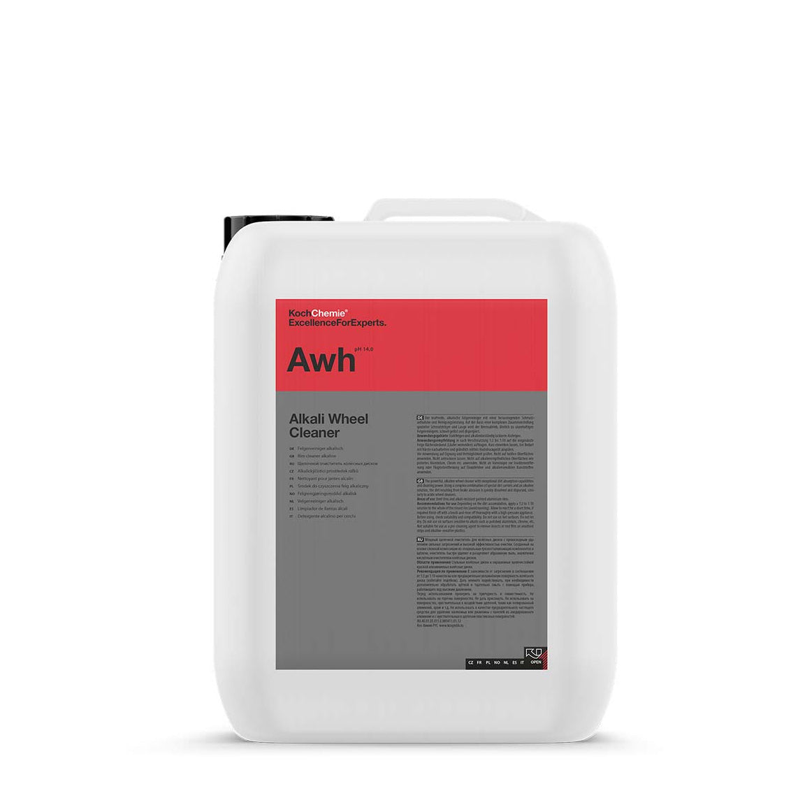 Koch Chemie Alkali Wheel Cleaner Limpiador De Rines Alcalino Awh
