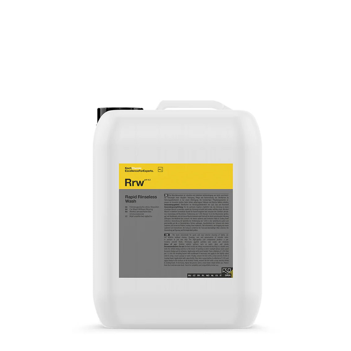 Koch Chemie Rapid Rinseless Wash Lavado Libre De Enjuague Rrw