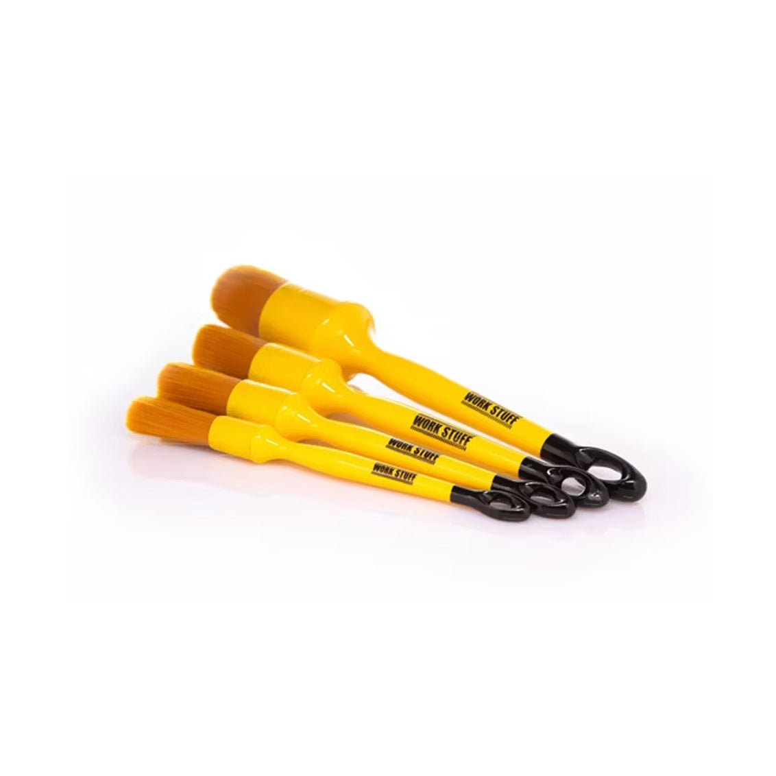 Work Stuff Cepillo Albino Naranja Laqueado Kit de 4
