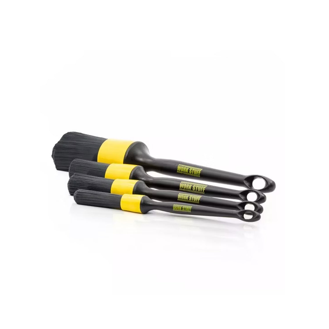 Work Stuff Cepillos Negro Stiff Kit 4
