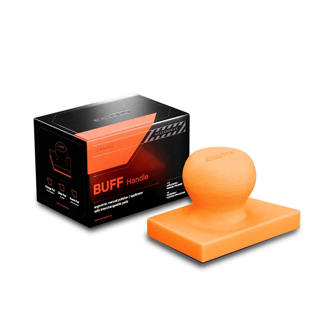 CarPro BUFF Handle mango ergonómico para pulido manual y aplicación de cerámicos