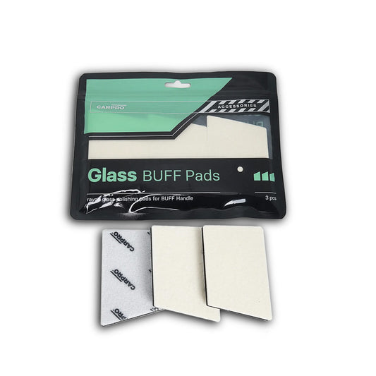 CarPro BUFF Glass Rayon Pad almohadilla de rayón para limpieza abrasiva de cristales