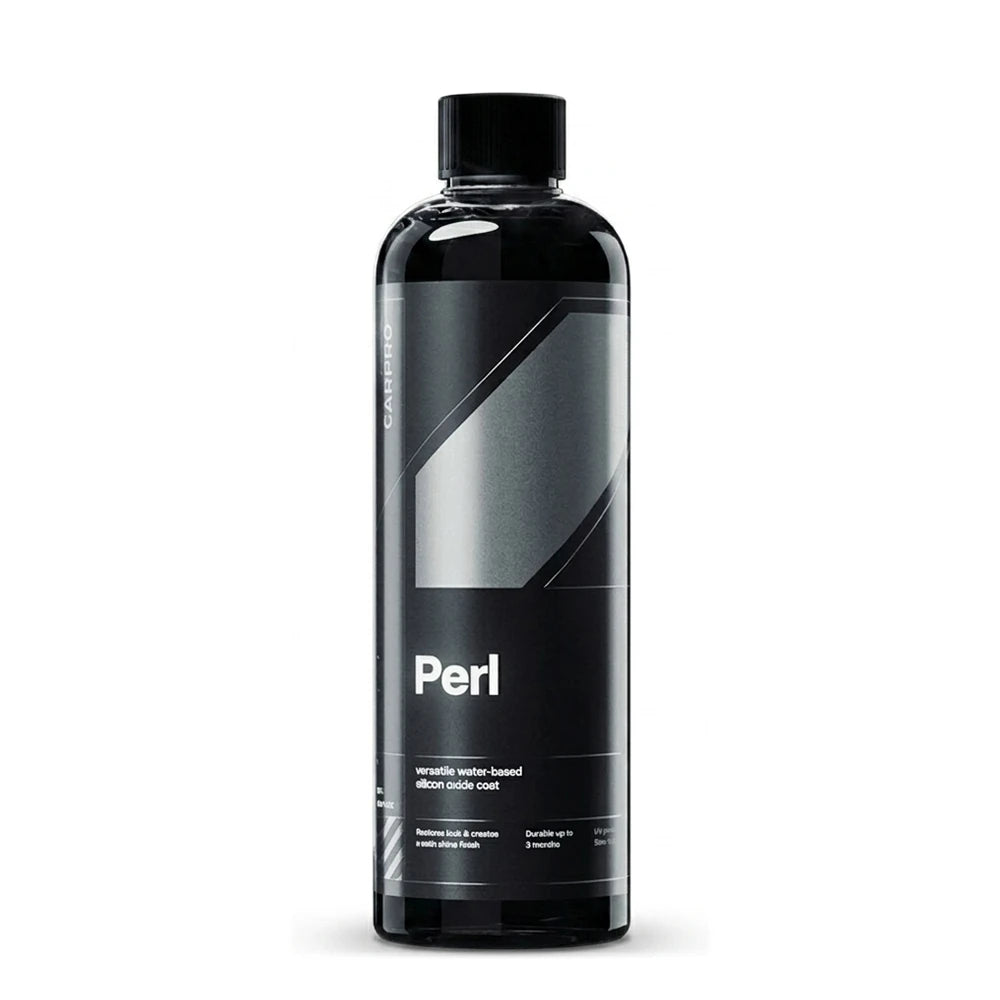 CarPro Perl dressing cerámico SiO2 concentrado para plásticos y llantas. 500 ml