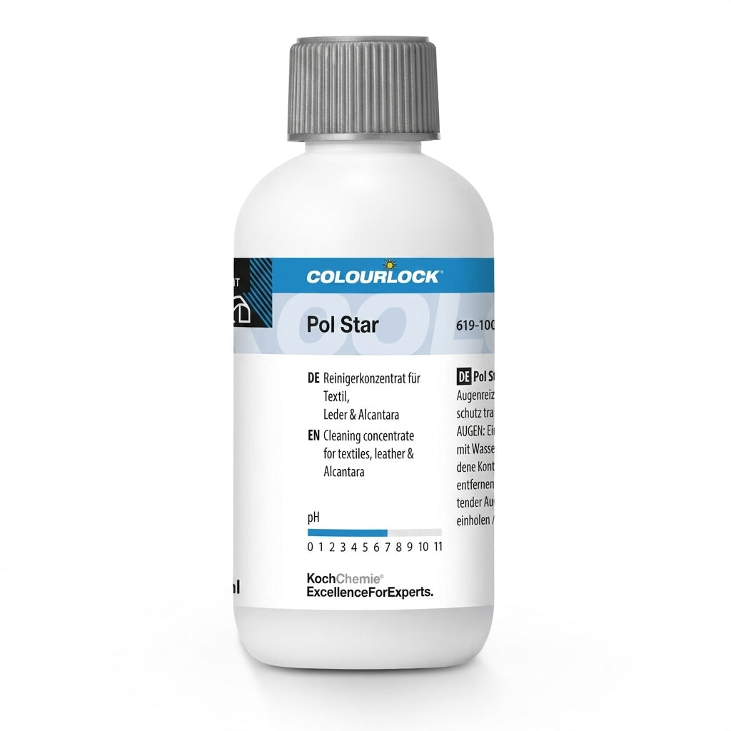 Koch Chemie Pol Star 100 ml – Limpiador profesional de cuero alcántara y tejidos automotriz