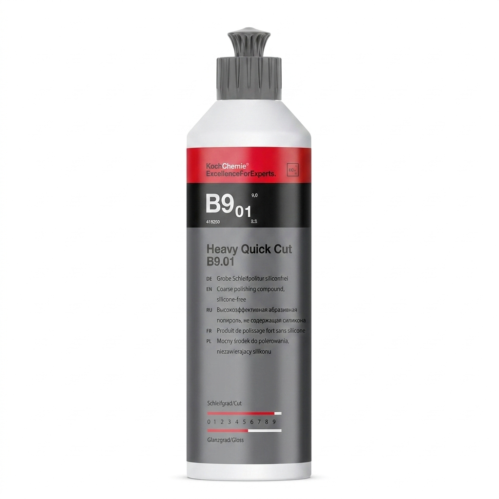 Pulimento de corte rápido para pintura fresca Koch Chemie Heavy Quick Cut B9.01 250ml - M&R Car Detailing