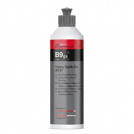 Pulimento de corte rápido para pintura fresca Koch Chemie Heavy Quick Cut B9.01 250ml - M&R Car Detailing