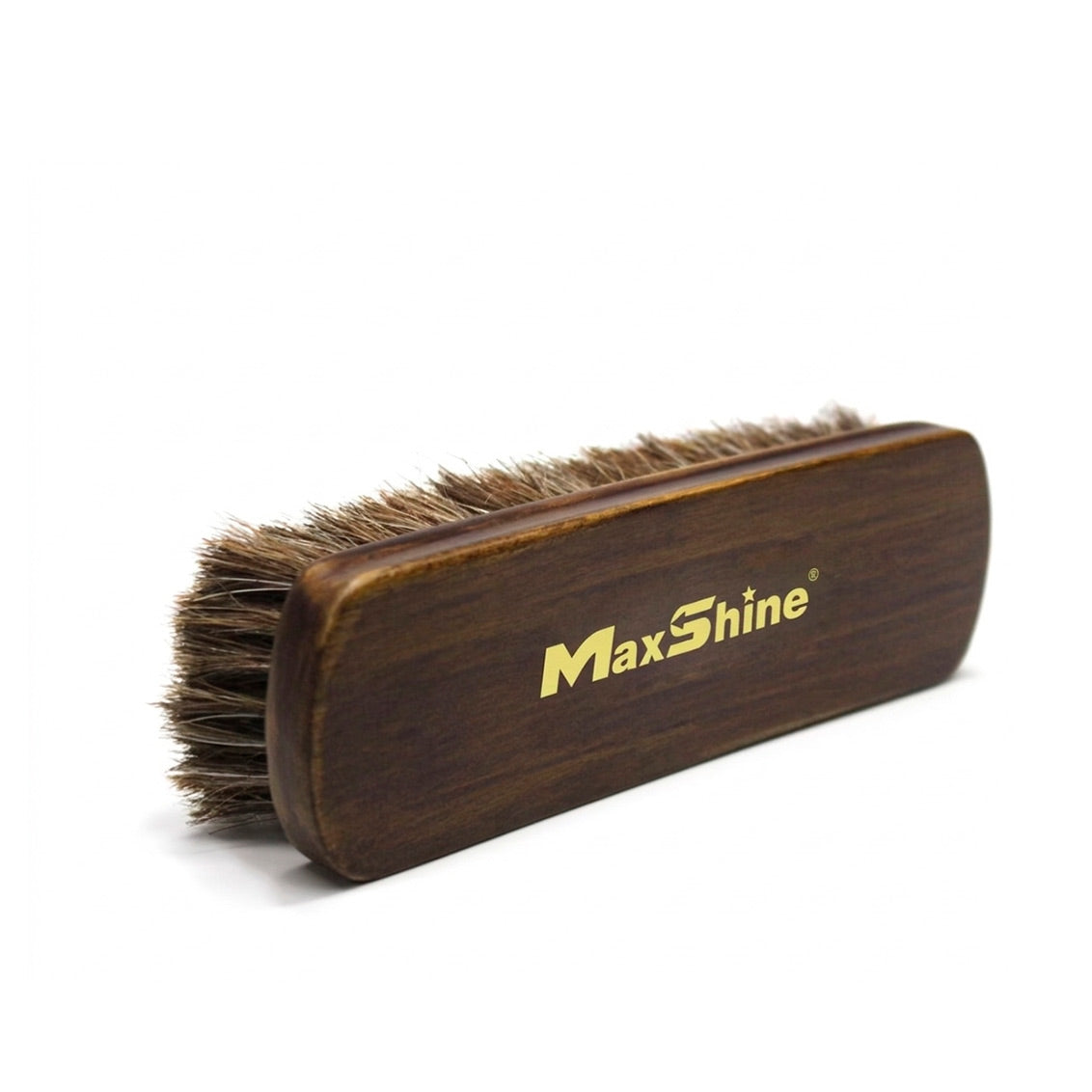 Cepillo MaxShine grande ShineMaster de pelo de caballo para piel y alfombras - M&R Car Detailing